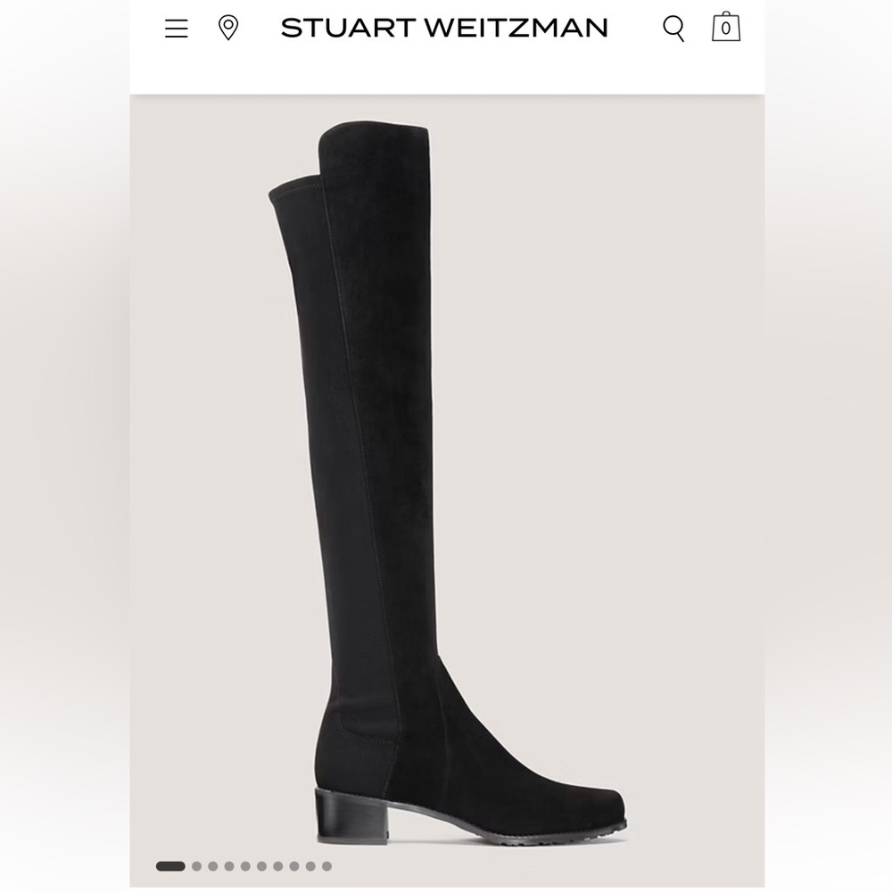 Stuart Weitzman over the knee suede boots. NEVER WORN